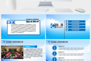 中国电信专项述职报告工作总结PPT模板