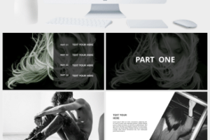 时尚欧美品牌发布会商务计划书PPT模板