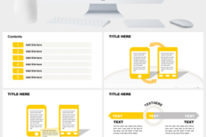 蓝色清新搜索调研方案市场分析推广PPT模板