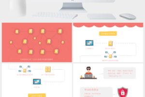 清新创意大气区块链介绍PPT模板