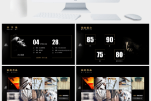 复古大气竞聘述职应聘PPT模板