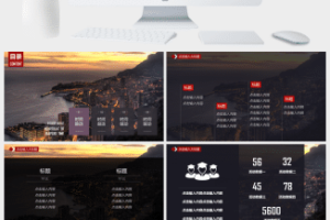 简洁清新大气大区经理竞聘ppt模板