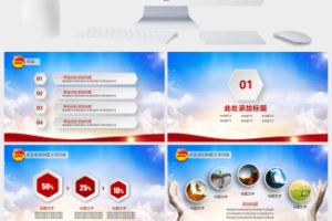 五四青年节介绍PPT模板