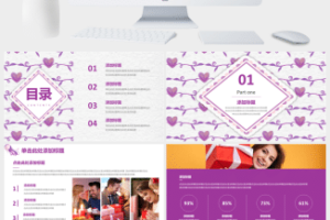 201X妇女节活动策划宣传部门工作汇报PPT模板