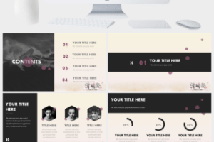 清明祭节系列通用节日风俗PPT模板