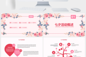 浪漫七夕情人节活动PPT